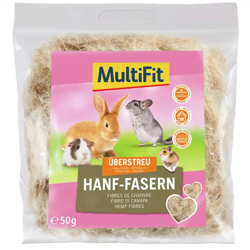 Bestpreis MultiFit Hanffasern 50 g